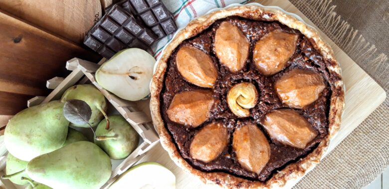 Pear and Chocolate Tart Recipe