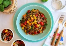 Salad with Lentils and Vegetables (Vegan / Easy & Healthy)