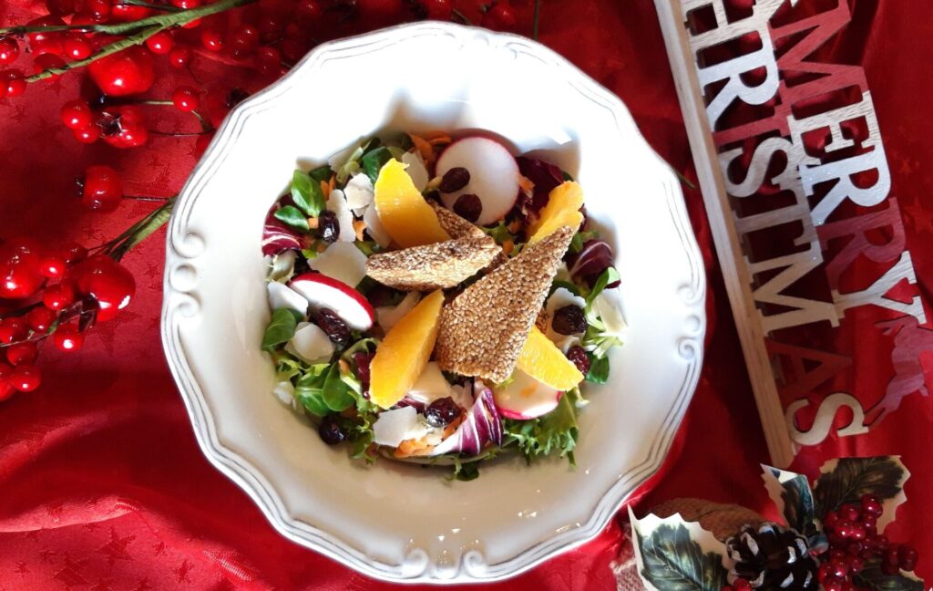 Zesty Orange, Cranberry, and Candied Walnut Salad Recipe for Refreshing Delight 1 Orange Cranberry and Candied Walnut Salad