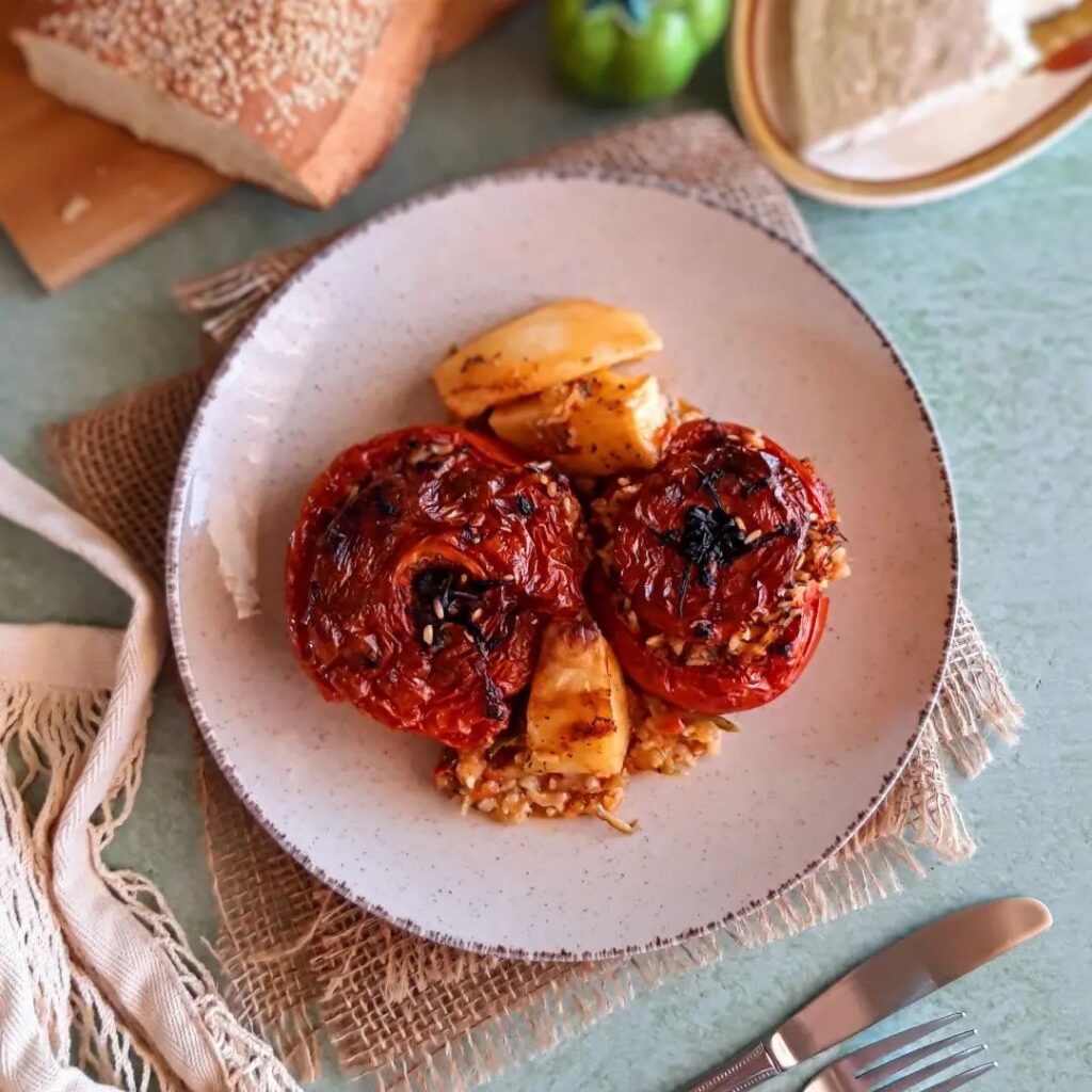 Authentic Greek Gemista Recipe (Stuffed vegetables with Rice) 3 Authentic Greek Gemista Recipe