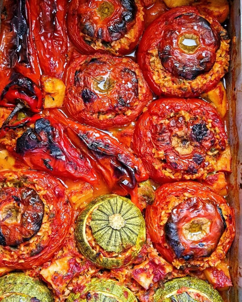 Authentic Greek Gemista Recipe (Stuffed vegetables with Rice) 2 Authentic Greek Gemista Recipe