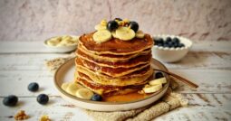 Banana Pancakes with Walnuts
