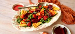 Refreshing Beetroot Salad with Strawberry and Talagani Cheese Recipe