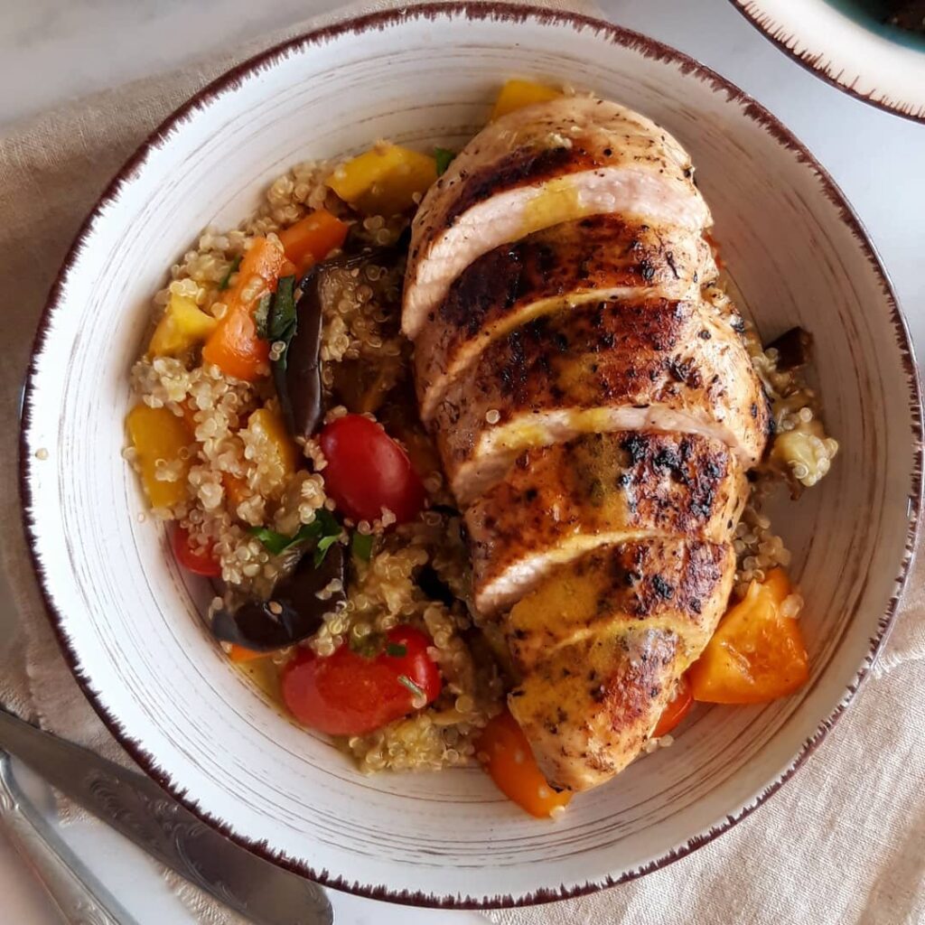 Delicious Chicken Saute with Quinoa and Vegetables Recipe | Easy & Healthy Meal 2 Chicken Saute with Quinoa and Vegetables Recipe